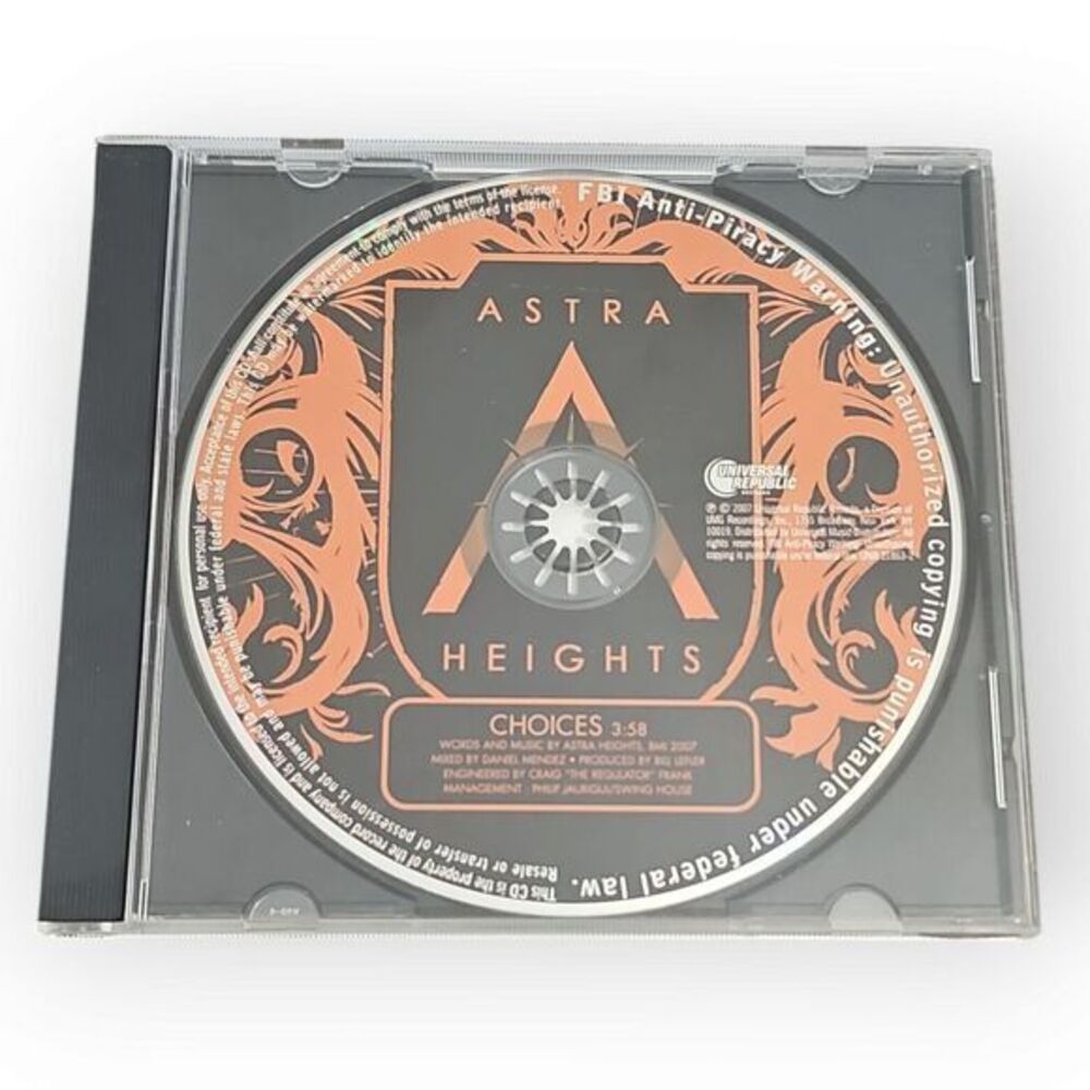 Astra Heights – Choices [2007 Promotional‎ CD Single]